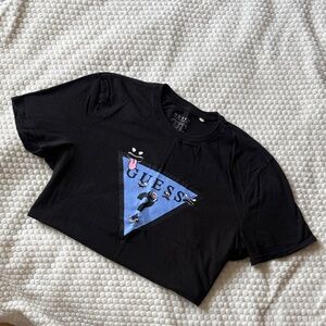 Guess Black and Blue Graphic Tee